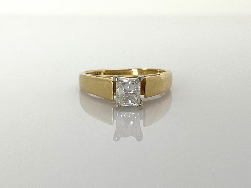Cathedral Style Diamond Solitaire Ring