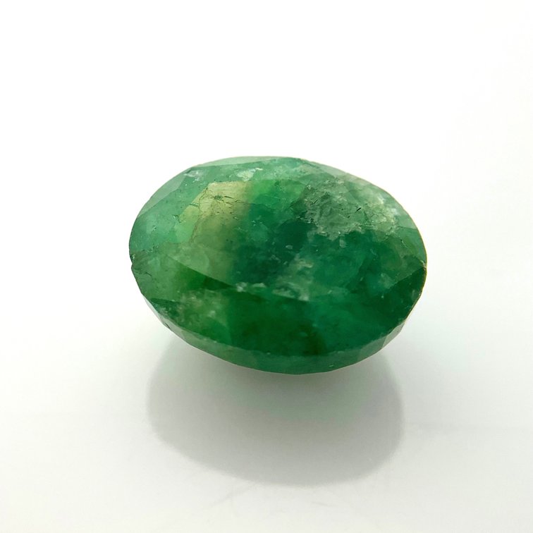 Emerald Oval Cut Gemstone