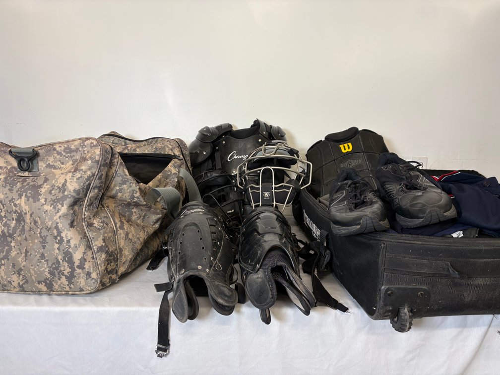 Assortment of Champion Umpire Gear and Clothes