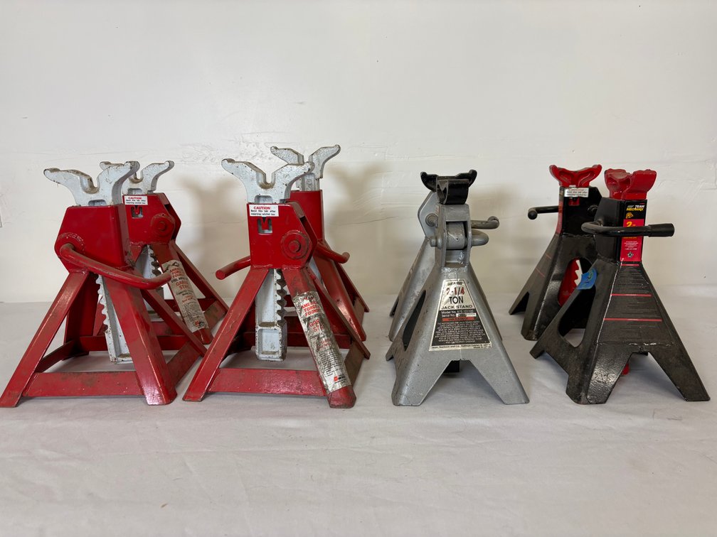 Set of Eight (8) Car Jack Stands