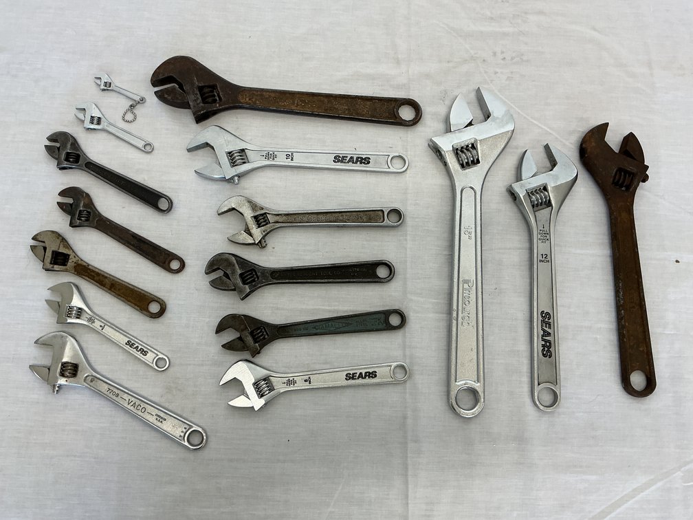 Assorted Crescent Wrenches