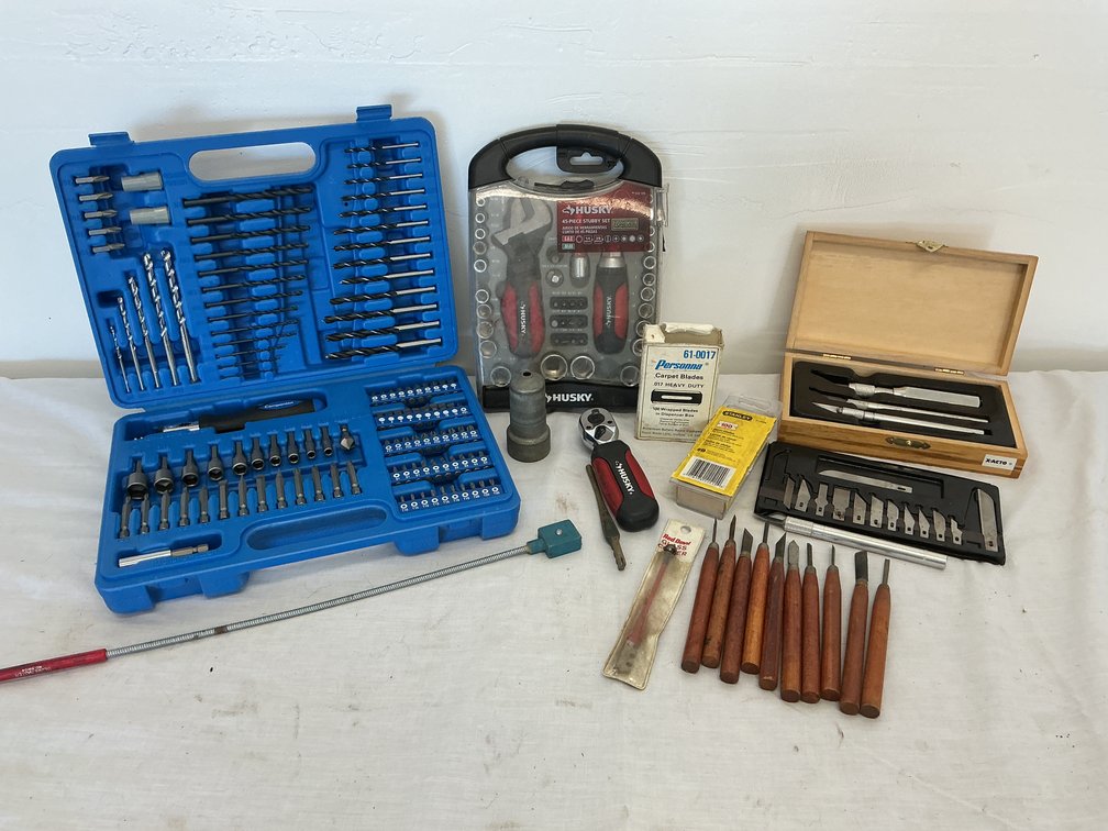 Assortment of Tools and Tool Box Sets