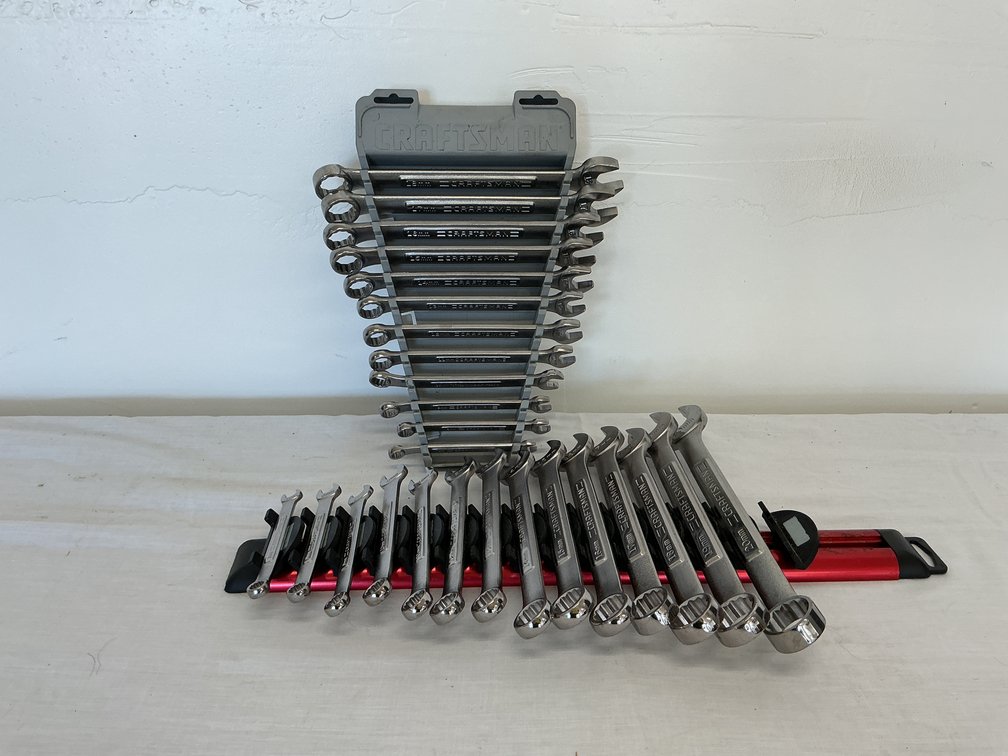 Craftsman Combination Wrenches with Wrench Holder