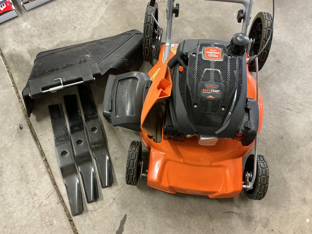 Yardmax 170cc Easy Start Lawnmower and Blades