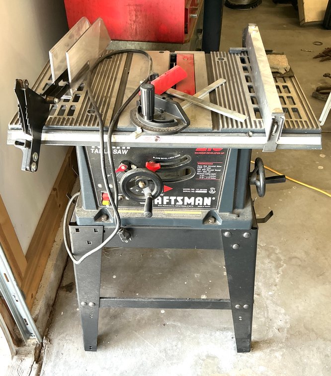 Craftsman 10-inch Table Saw