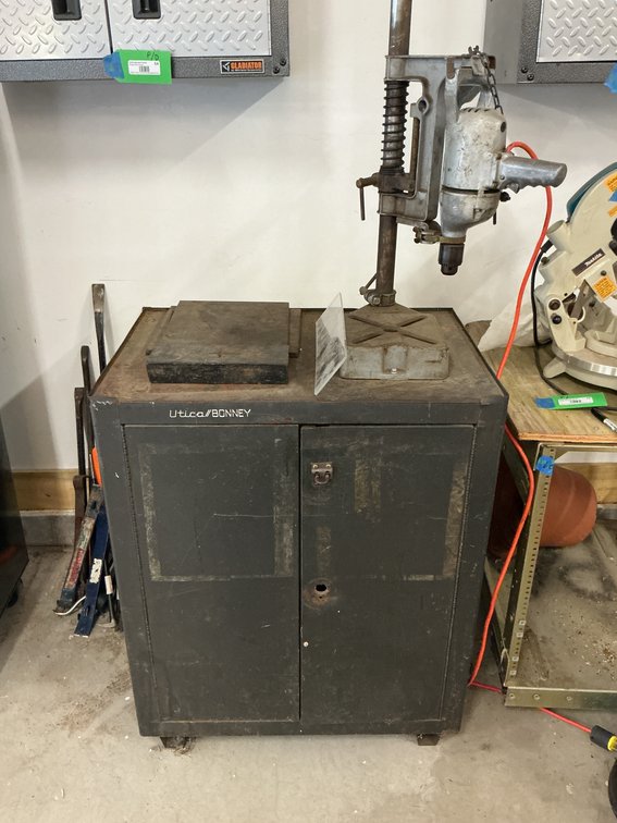 Craftsman Electric Drill Press Stand and Cabinet