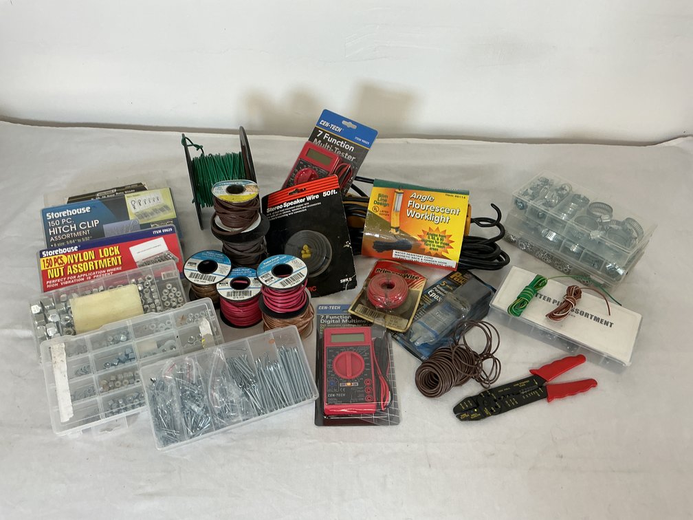 Variety of Wiring, Nuts and Bolts and More!