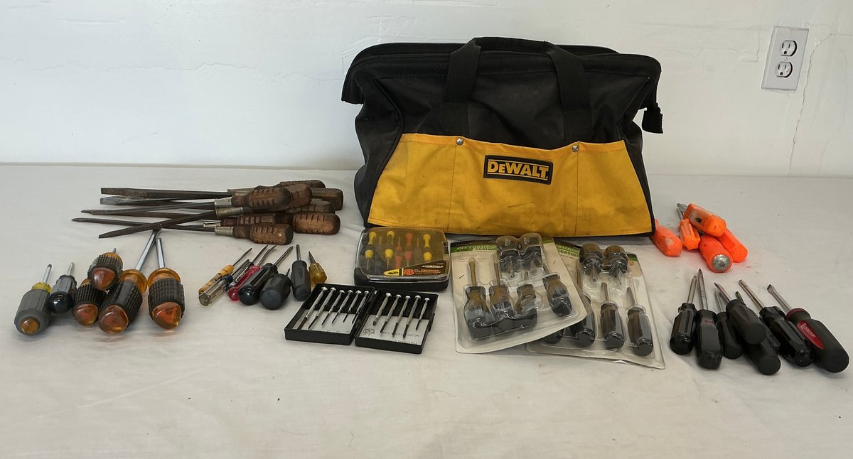 Pittsburgh Screwdriver Sets, Dewalt Bag and More