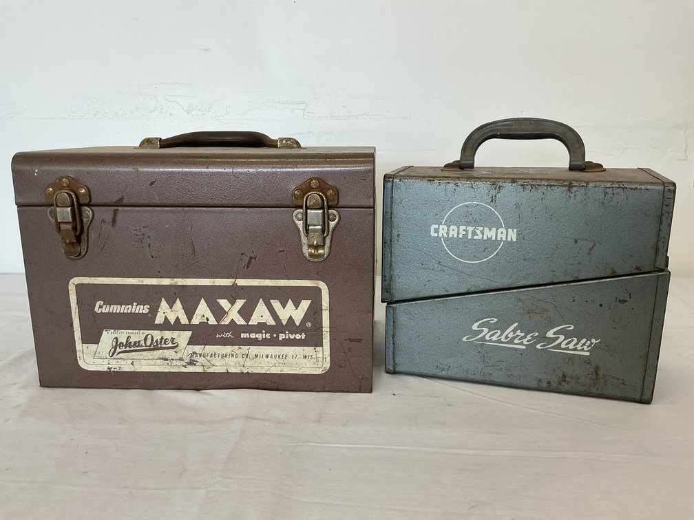 Cummins Maxaw Circular Saw with Original Case and Craftsman Sabre Saw