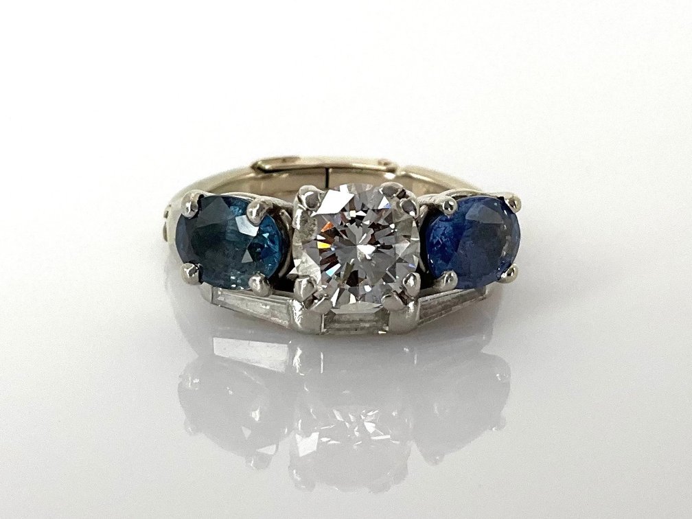 Diamond and Sapphire Ring
