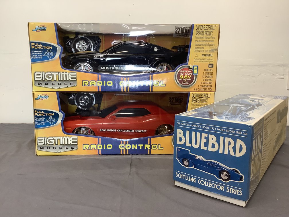 Big Time Muscle and Blue Bird Cars