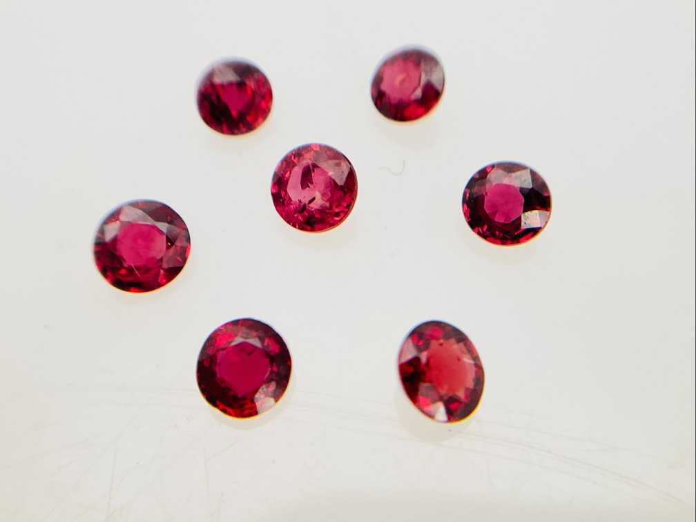 African Ruby Gemstones