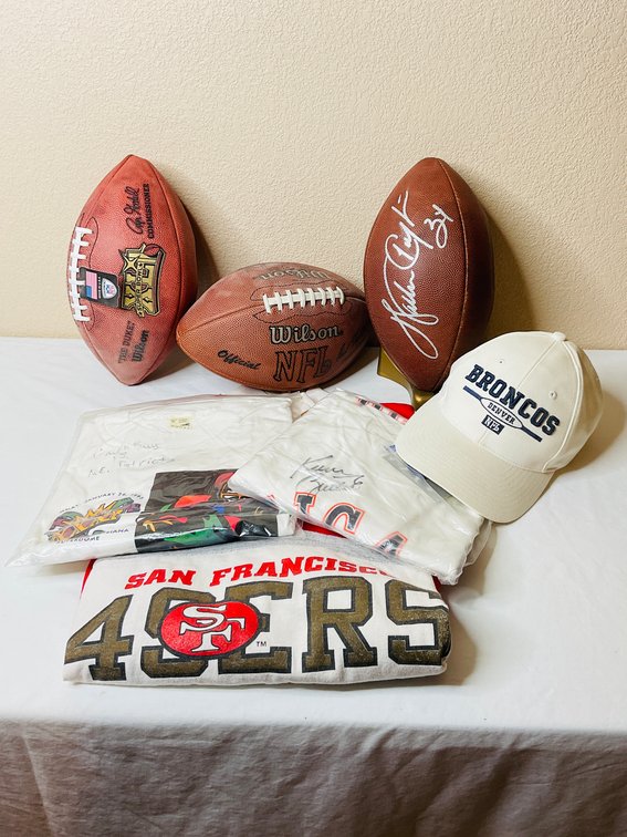 Walter Payton Signed Football