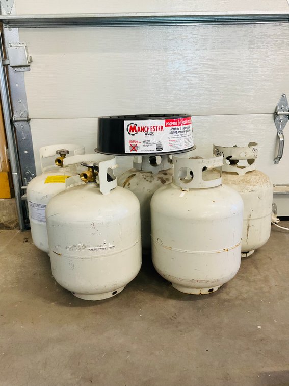 Propane Tank and a Propane Tank Cylinder