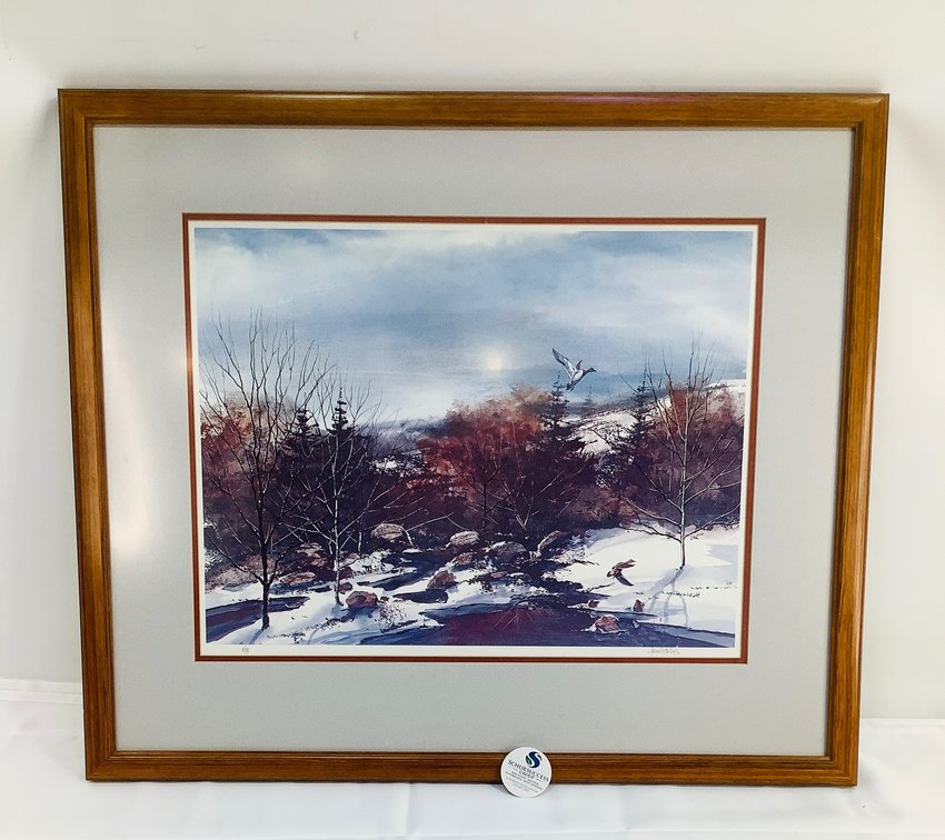 Dennis Frings Signed Winter Print