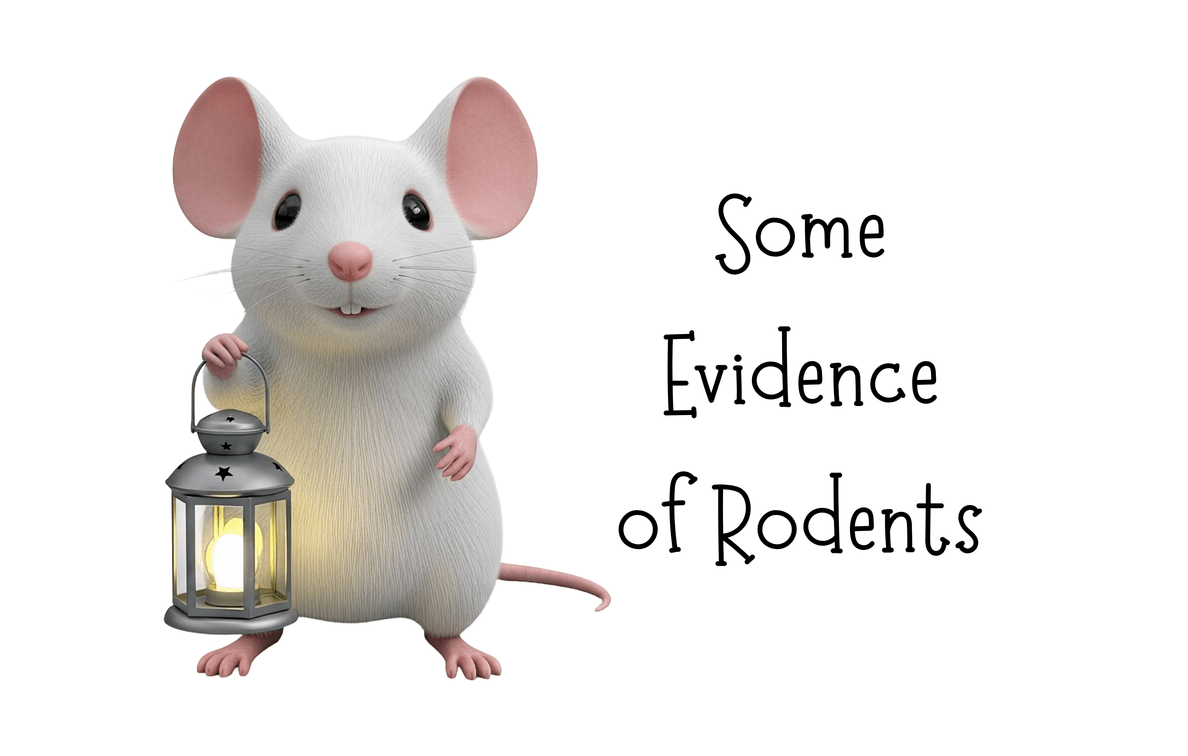 Evidence of Rodents