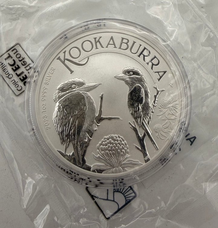 Australia 1 Dollar Kookaburra Silver Round