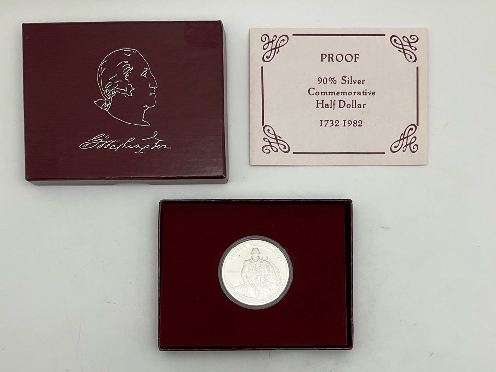 1982 George Washington Proof Silver Half Dollar