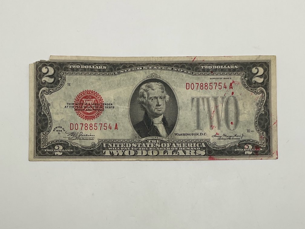 1928-D $2 Red Seal Note