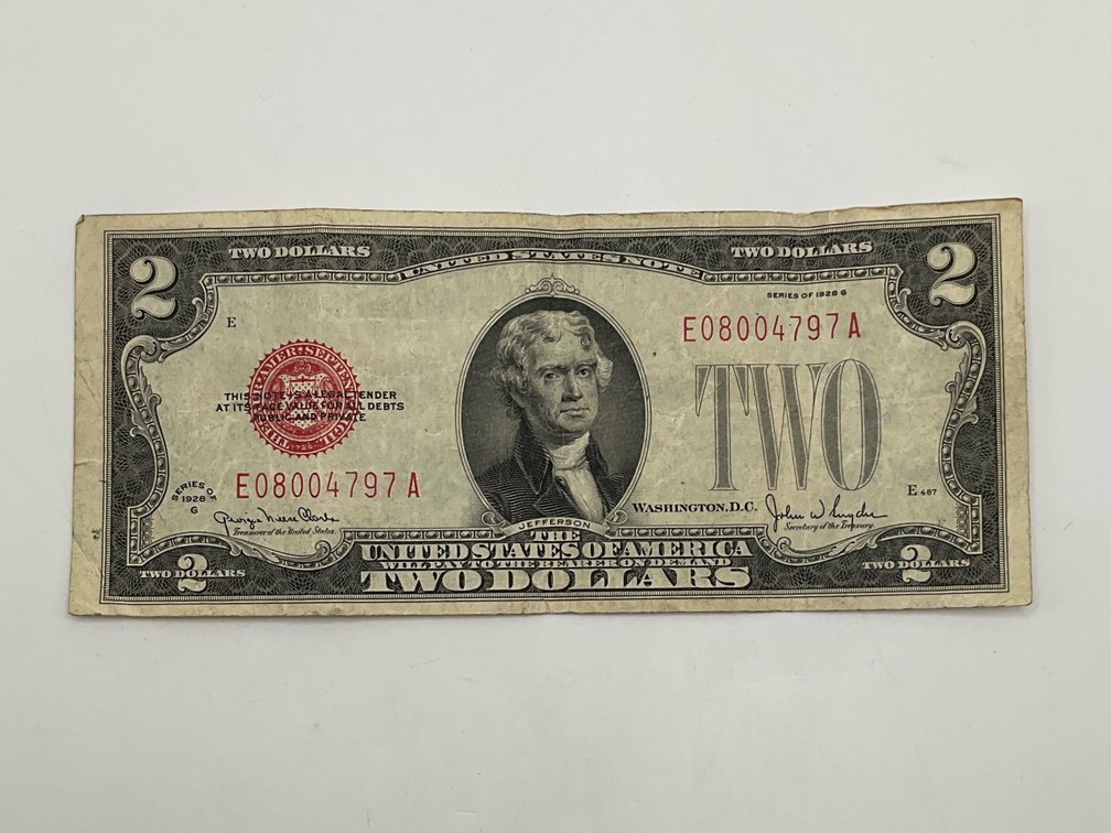 1928-G $2 Red Seal Note