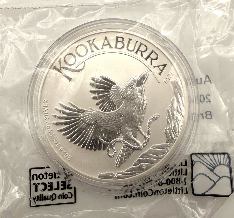 Australia 1 Dollar Kookaburra Silver Round