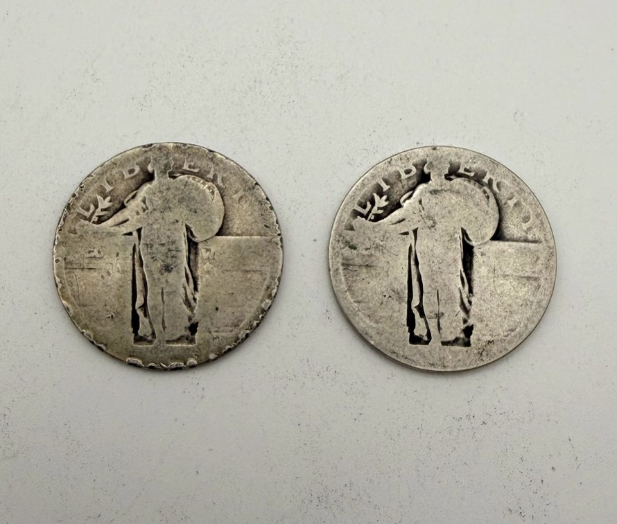 Standing Liberty Quarters
