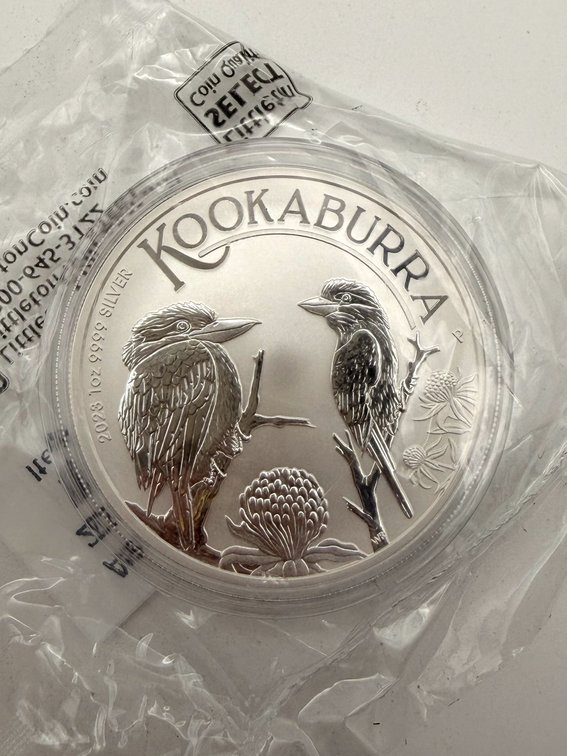 Australia 1 Dollar Kookaburra Silver Round