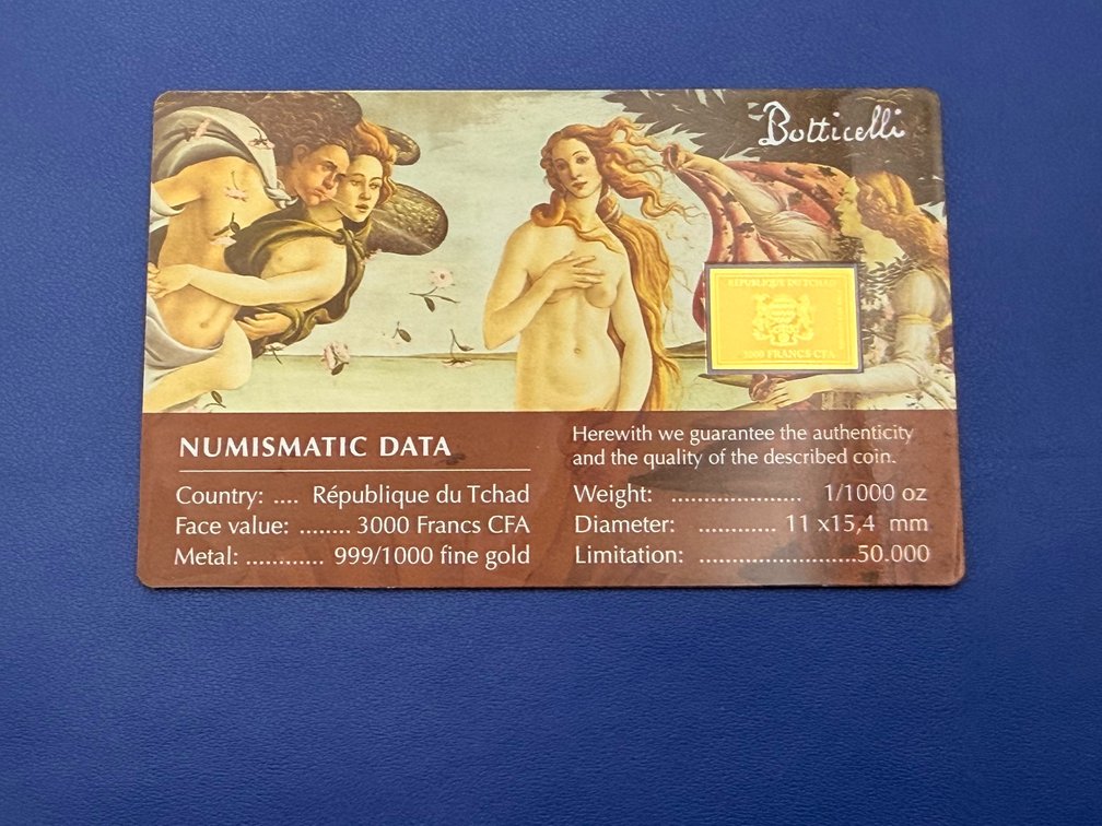 Botticelli Gold Bar
