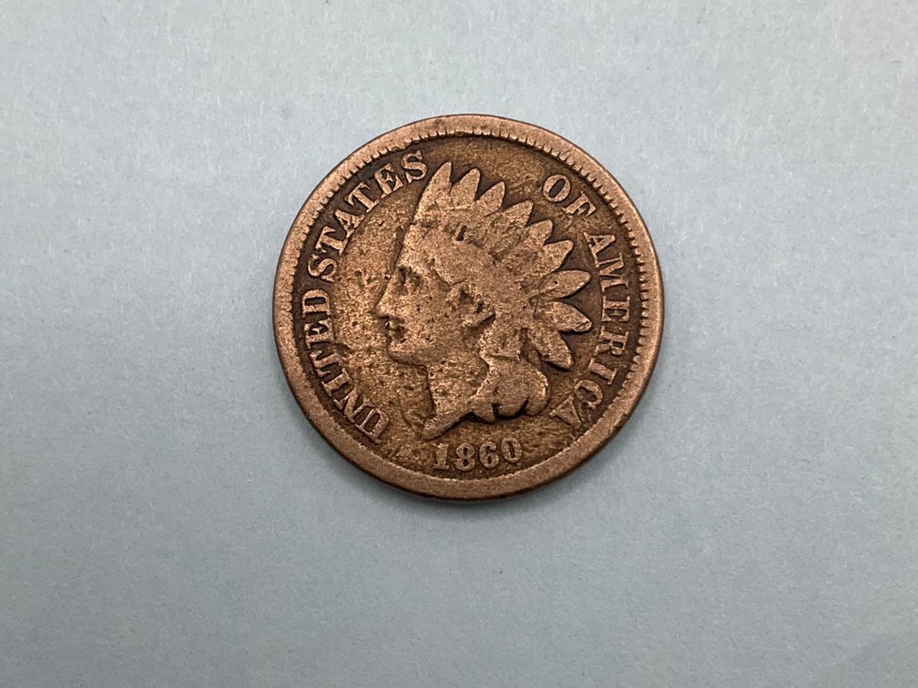 1860 Indian Head Cent