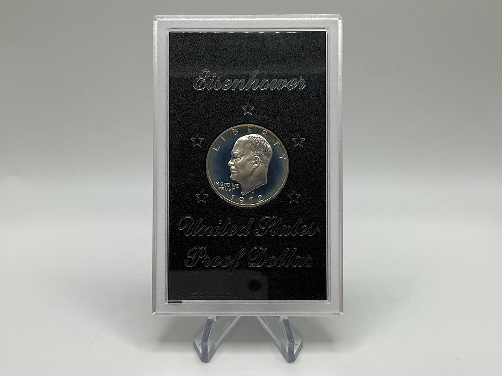 1972-S Proof "Brown Ike" Eisenhower Silver Dollar