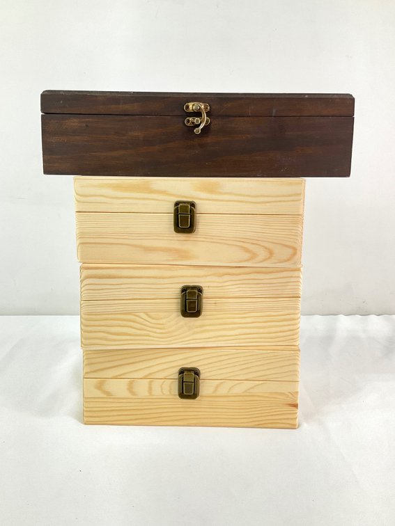 Small Wood Compartment Boxes