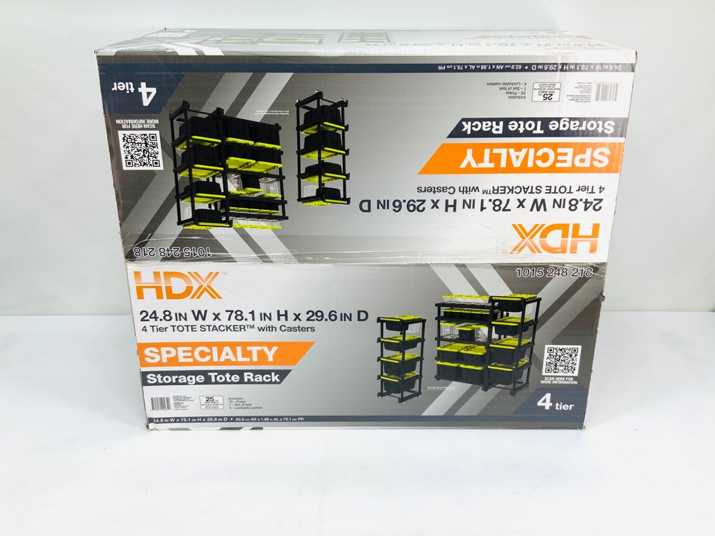HDX 4 Tier Tote Stacker