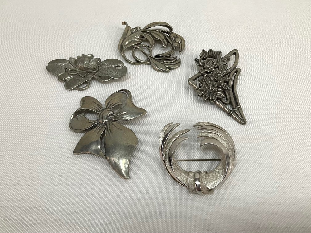 Seagull Pewter Brooches
