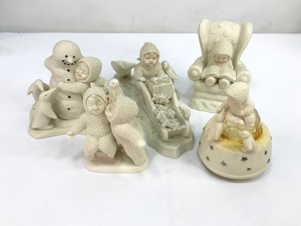 Department 56 Snowbabies Bisque Porcelain Figurines