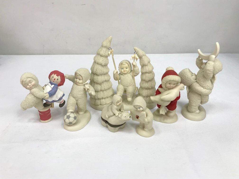 Department 56 Snowbabies Bisque Porcelain Figurines