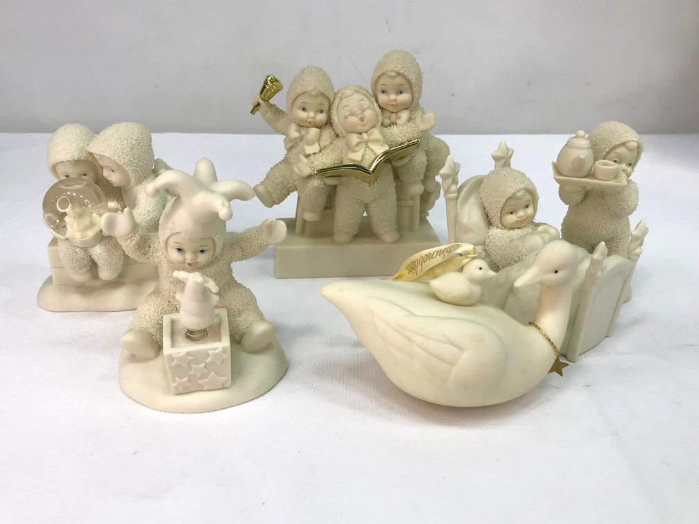 Department 56 Snowbabies Bisque Porcelain Figurines