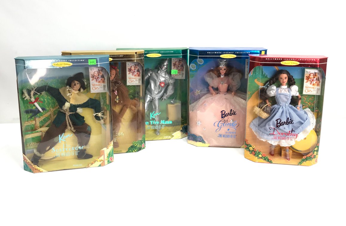 Mattel Barbie Hollywood Legends The Wizard of Oz Dolls