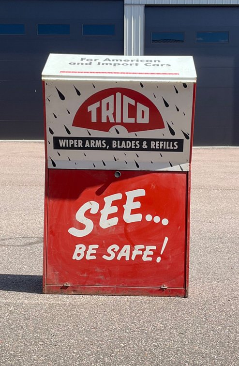 TRICO Wiper Arms, Blades & Refills Metal Display Cabinet