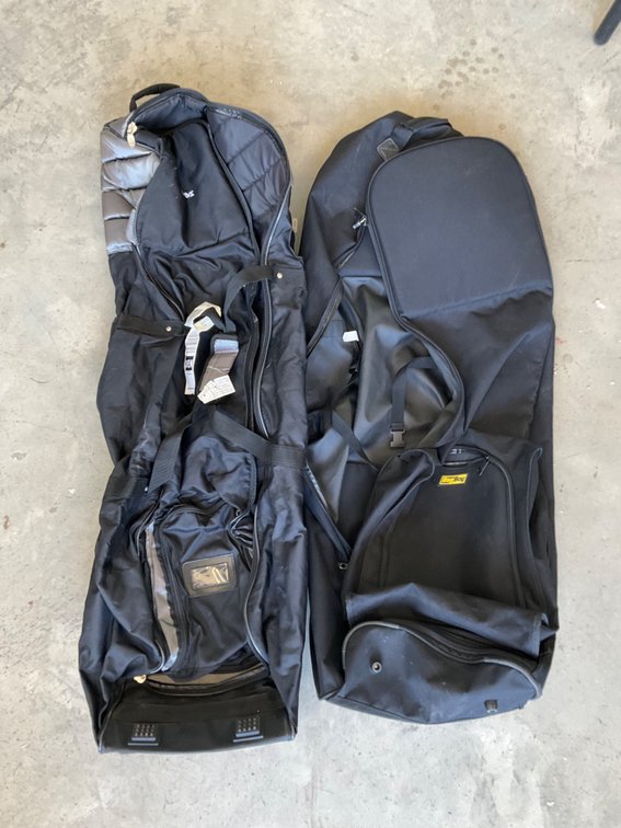 Black Soft-Sided Rolling Golf Travel Bags