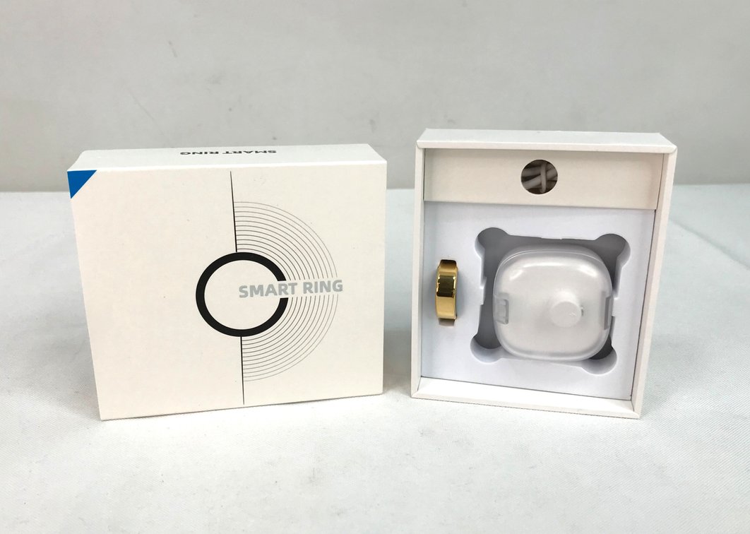Gold-Tone Smart Ring