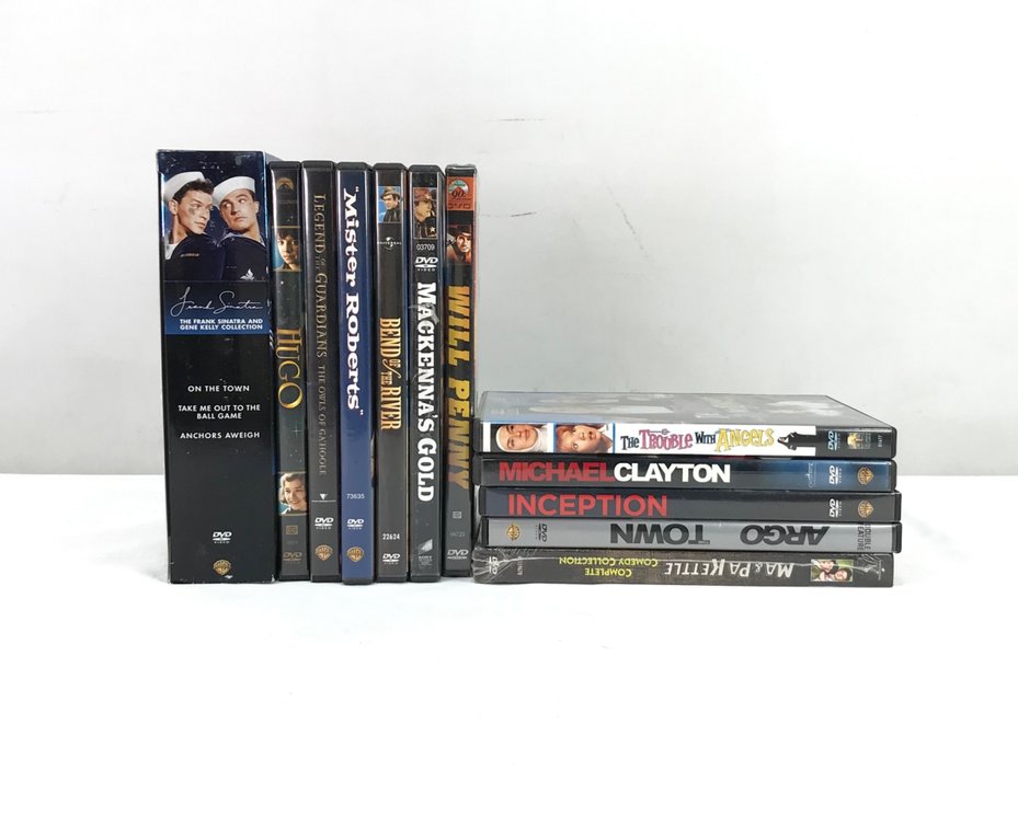 Frank Sinatra Collection, Ma & Pa Kettle, and Movie DVDs