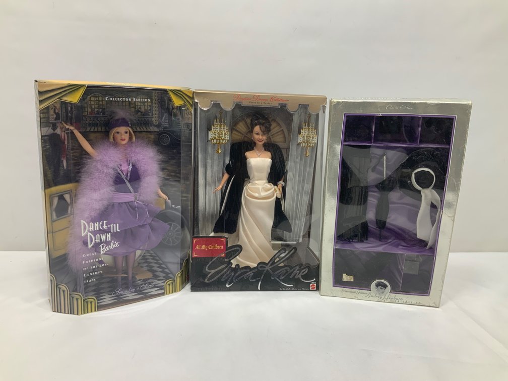 Mattel Barbie, Erica Kane Dolls, and Audrey Hepburn Set