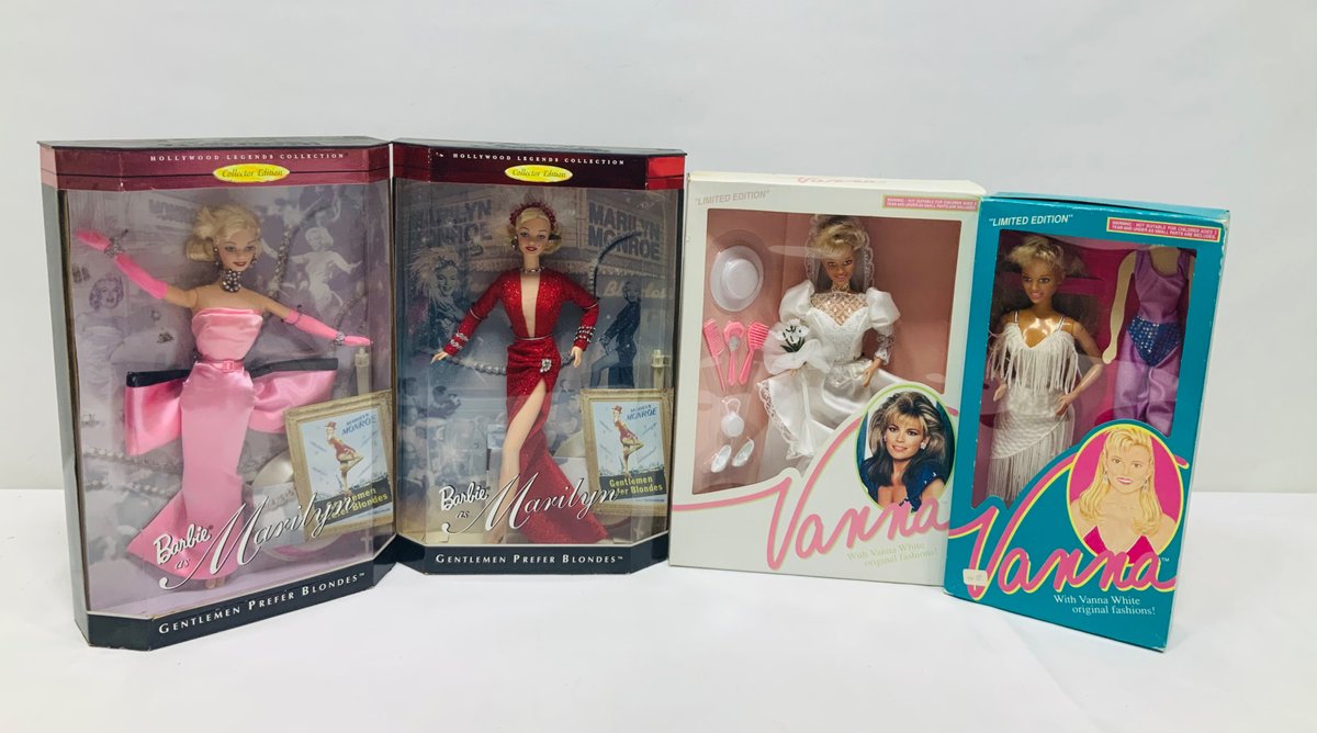 Barbie as Marilyn Monroe and Vanna White Fashion Dolls