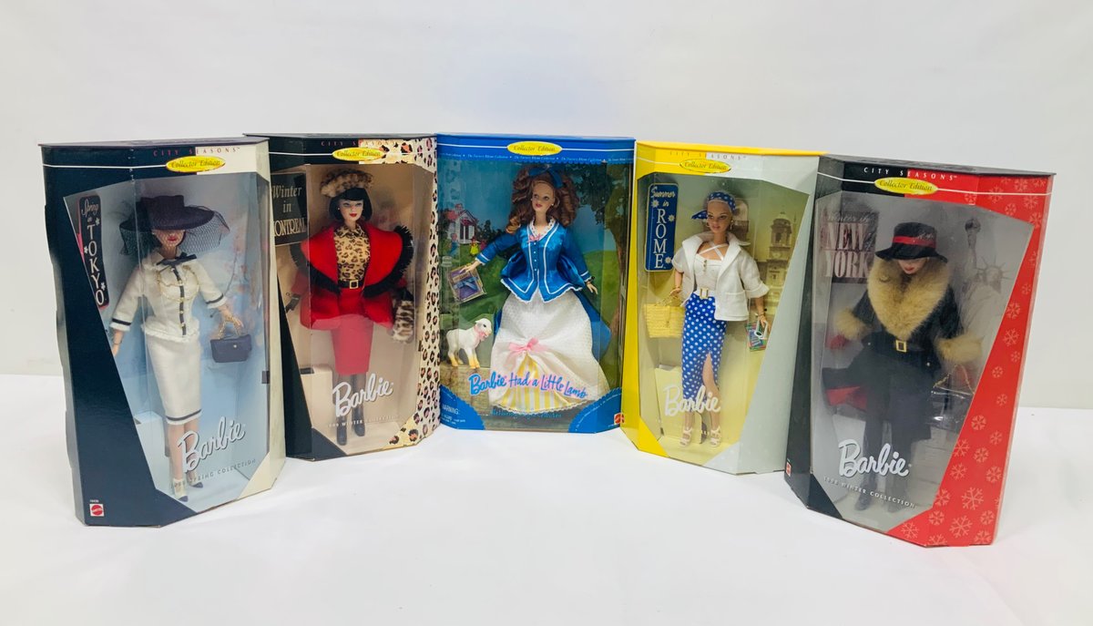 Mattel Barbie Collector Edition Fashion Dolls