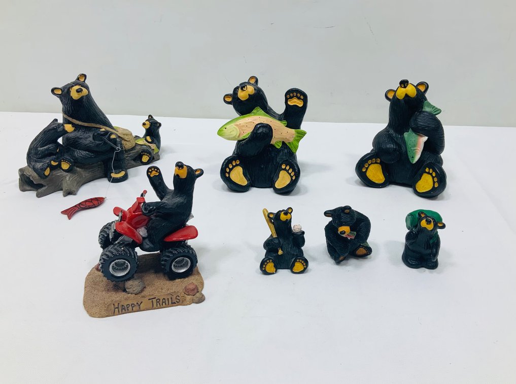 Big Sky Carvers Bearfoots Cast Resin Bear Figurines