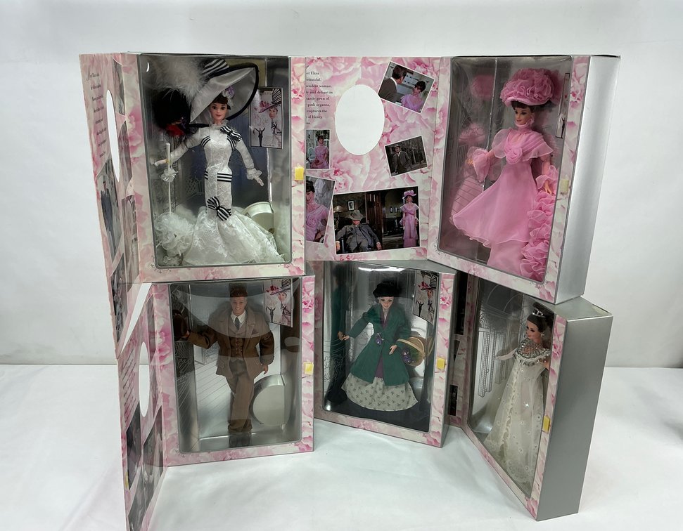 Mattel Barbie and Ken My Fair Lady Collector Dolls, Set of 5
