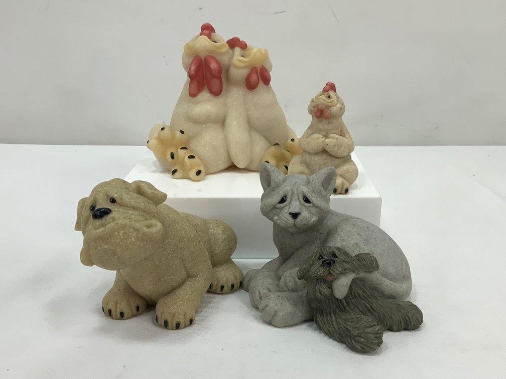 Quarry Critters Cast Resin Animal Figurines