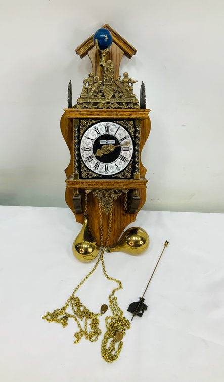 Howard Miller Zaandam-Style Oak Wall Clock