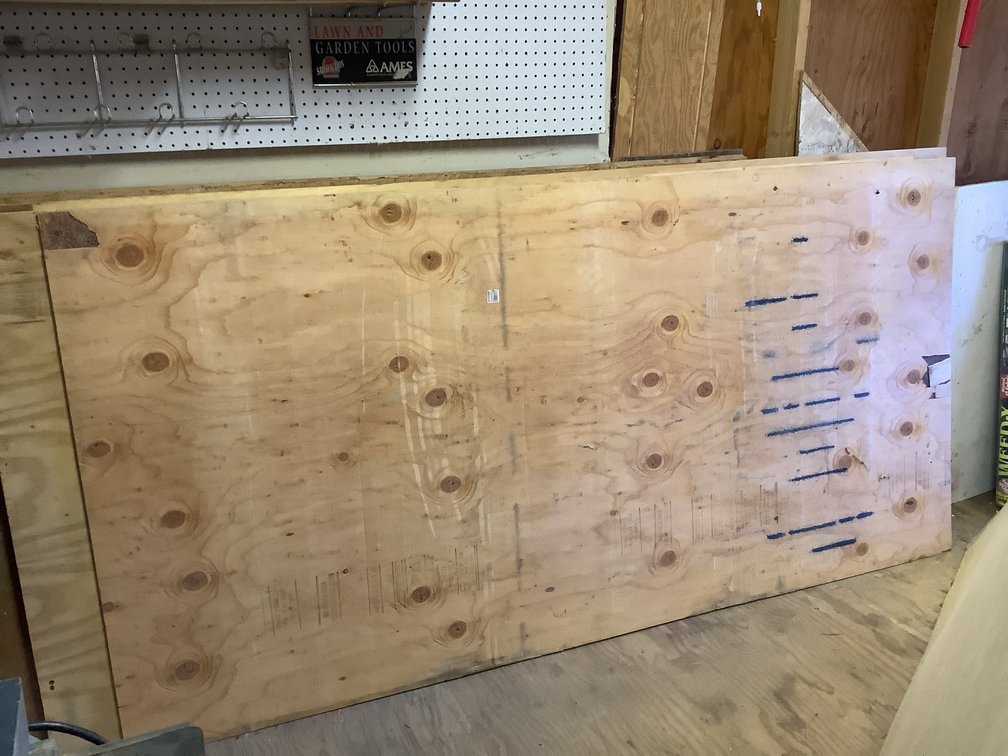 Plywood Panels, Butcher Block Slab, and Countertop Remnants