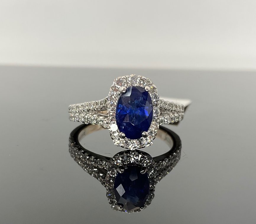 Sapphire and Diamond Ring